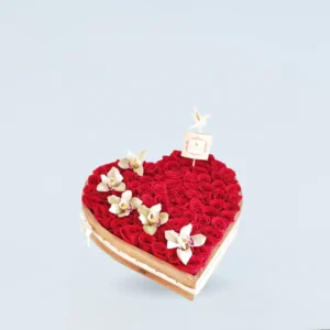 Corazón Extragrande Rosas