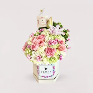 Flora Box Grande Pastel
