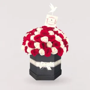 Flora Box Grande Topiario Rosas