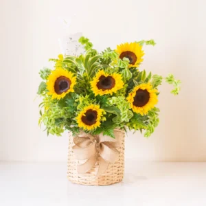 Canasto Girasoles