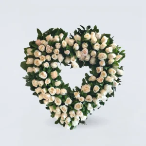 Corona Corazón Rosas
