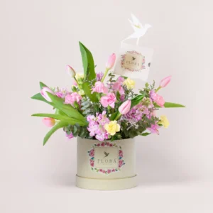 Flora Box Mediana Tulipanes